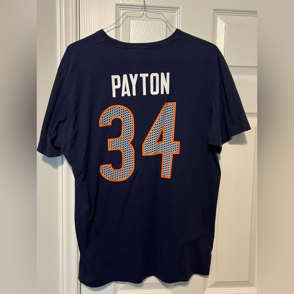 Chicago Bears Walter Payton Navy and Orange Team Jersey - Picture 3 of 5